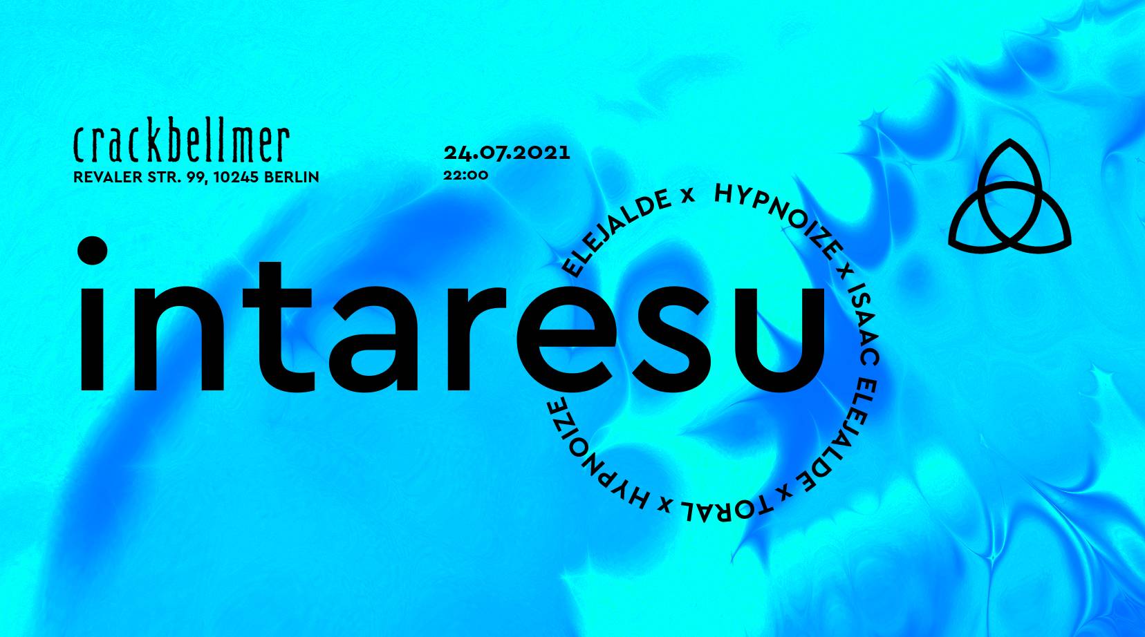 Intaresu is back at Crack Bellmer this Saturday