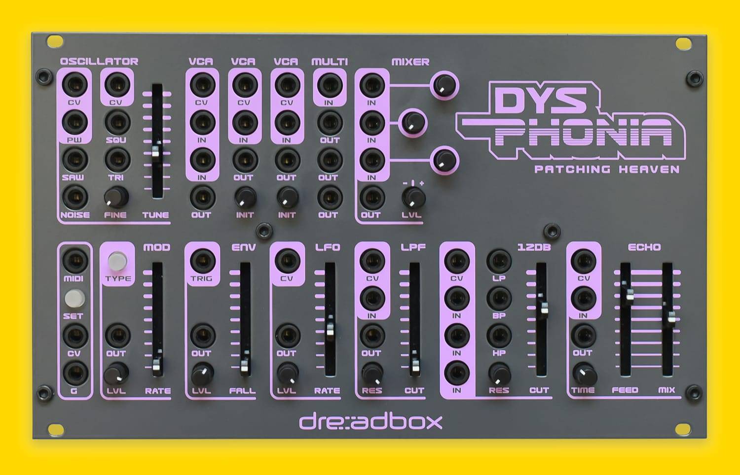 Dreadbox Dysphonia is a Heavenly DIY full-voice synthesizer