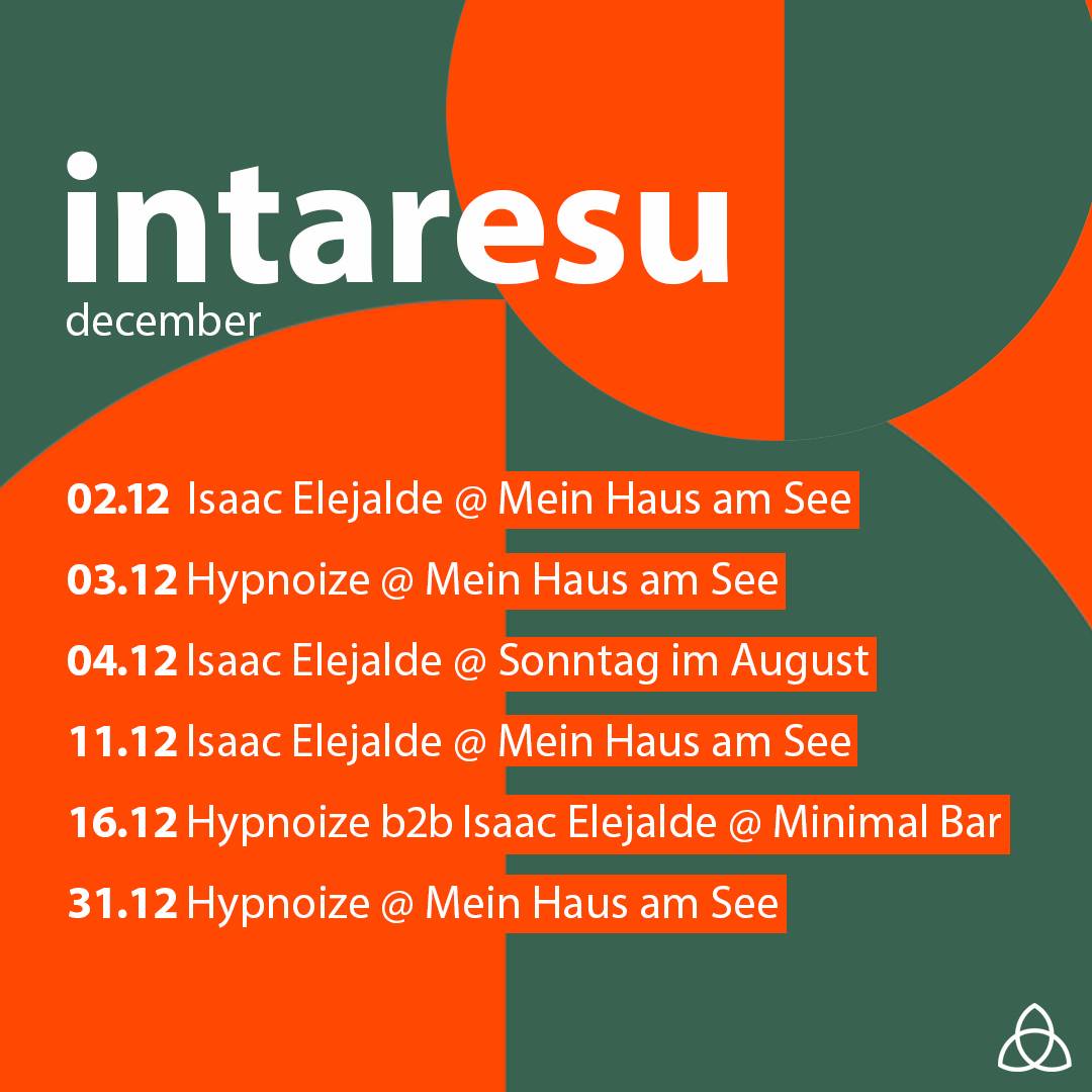 Intaresu’s gigs for December