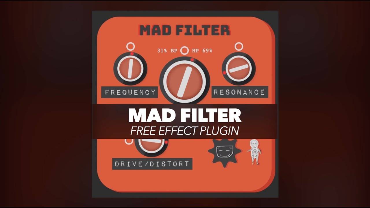 Add analog-like sound to you music with the free VST Mad Filter