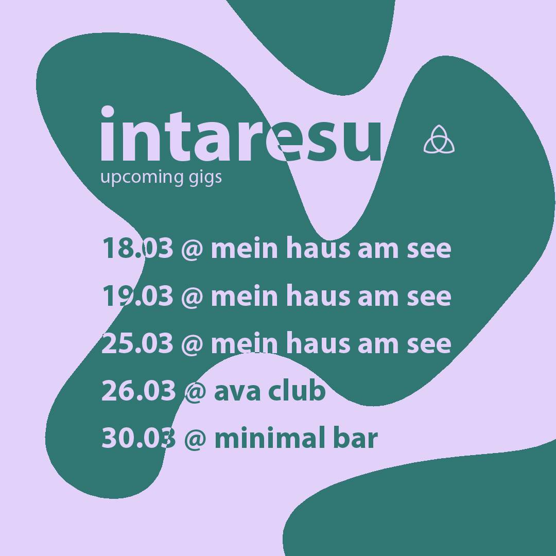 Upcoming gigs in Berlin (March)